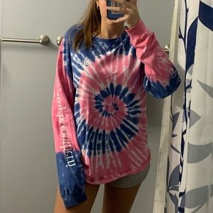 Oversized Tie-dye Simply Southern Long Sleeve - Size L